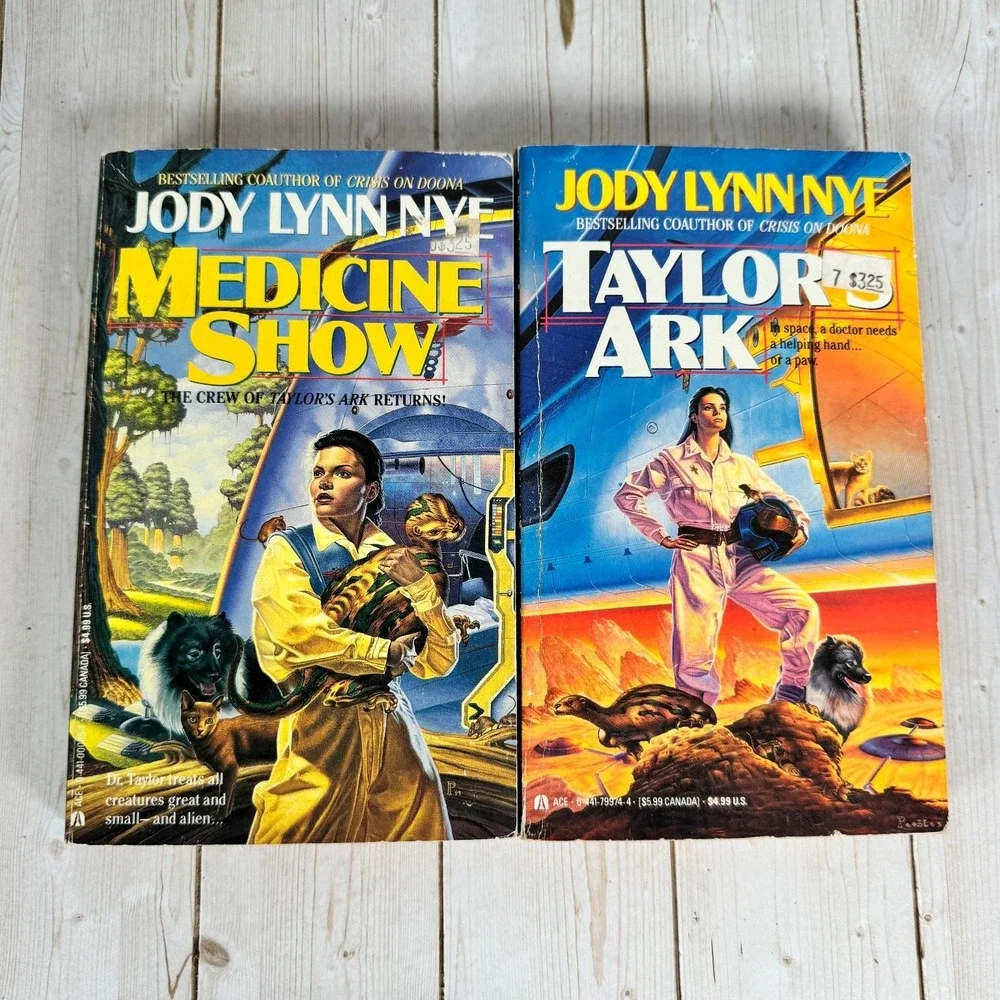 Jody Lynn Nye Taylor's Ark & Medicine Show Sci-Fi Lot Ace Books